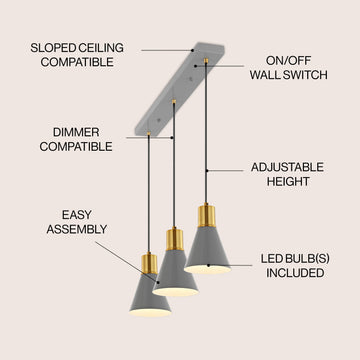 Apollo Metal LED Pendant